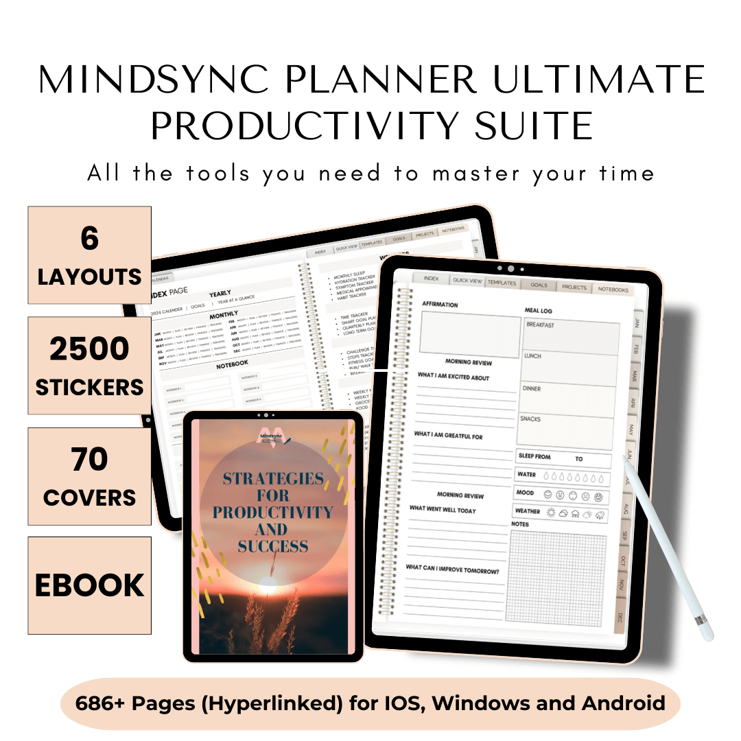 3. MINDSYNC PLANNER ULTIMATE PRODUCTIVITY SUITE