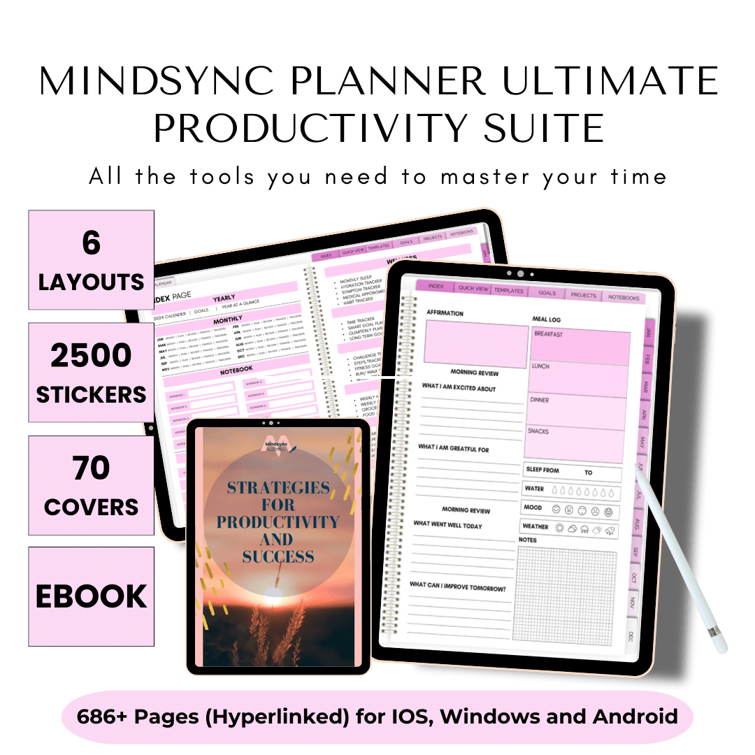 3. MINDSYNC PLANNER ULTIMATE PRODUCTIVITY SUITE